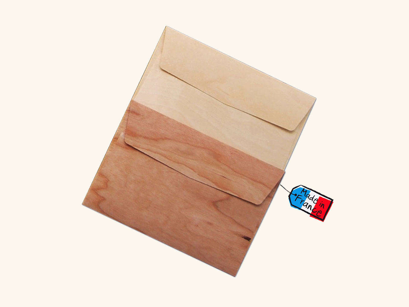 enveloppe en bois personnalisable A6